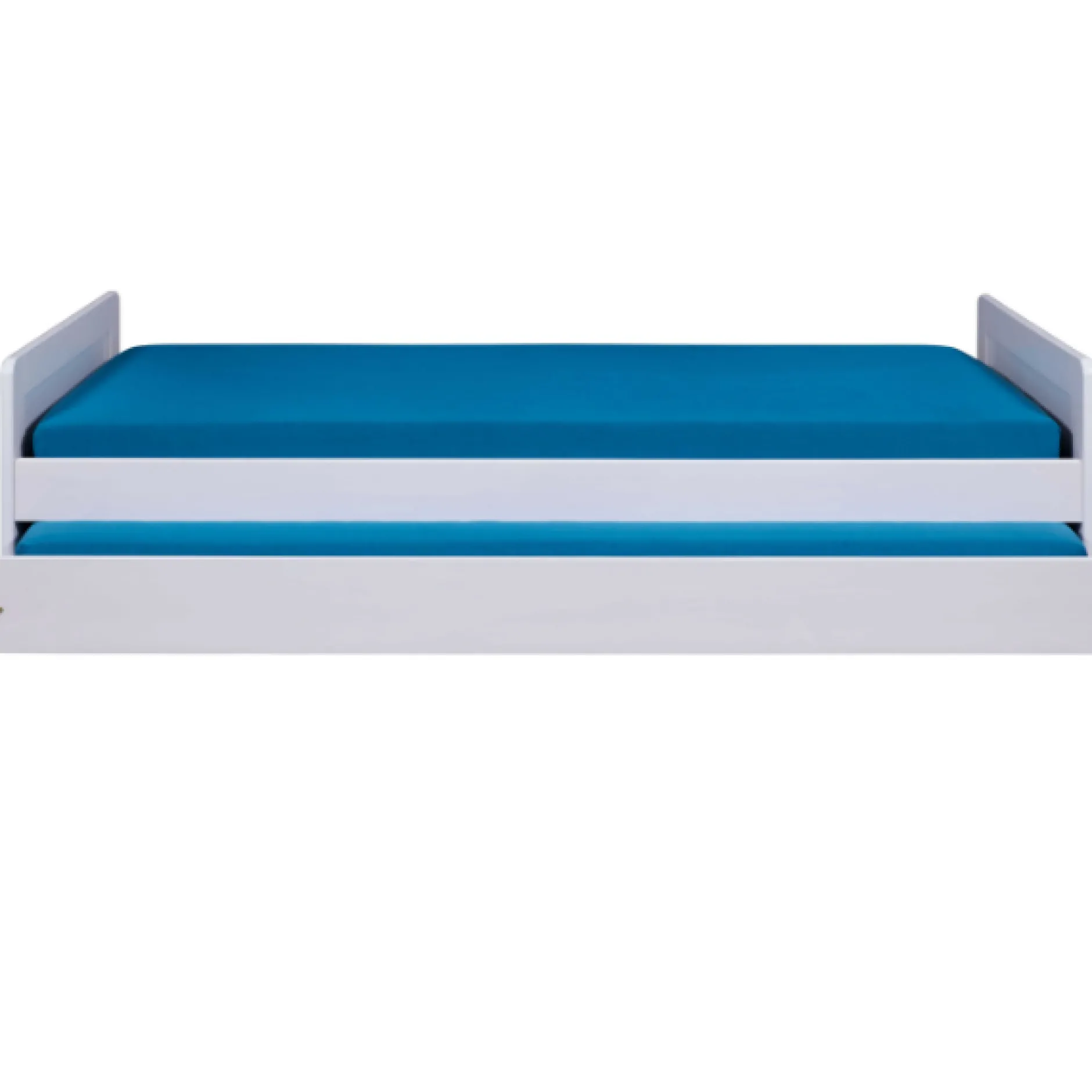 Ausziehbares Bett Surf | 208,5 x 96,4 x 52,5 cm | Farbe: Weiß