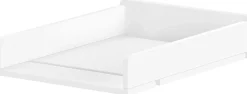 Babyzimmer Forrest: Babybett 60x120cm, Wickeltisch mit Wickelauflage - Weißbuche