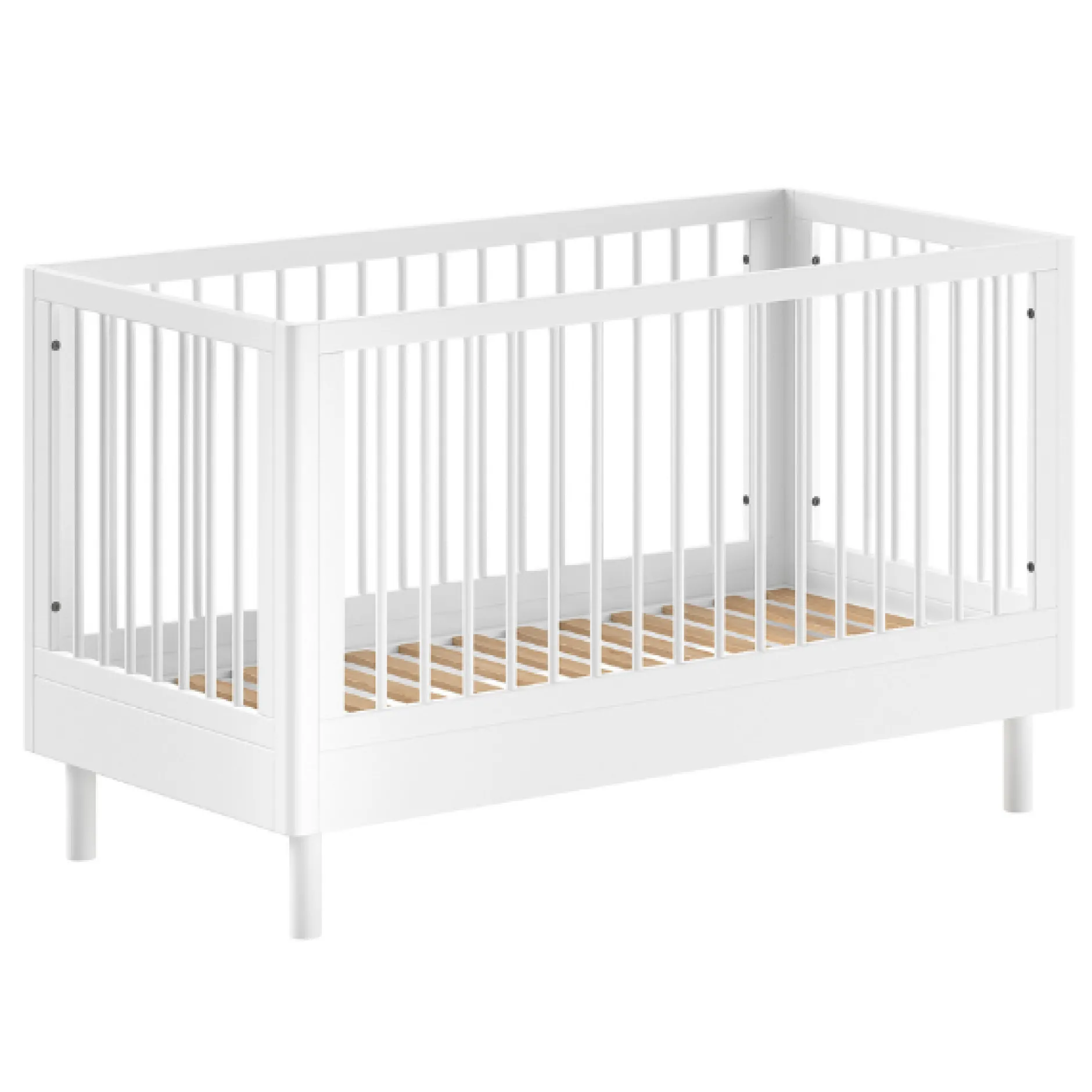 Babyzimmer Forrest: Babybett 70x140cm, Wickeltisch - Buche weiß