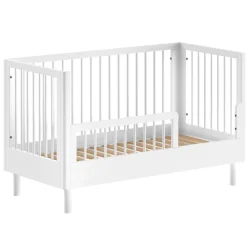 Babyzimmer Forrest: Babybett 70x140cm, Kommode, Kleiderschrank - Weißbuche