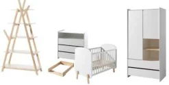 Babyzimmer Kombination 2 Kiddy-weiß
