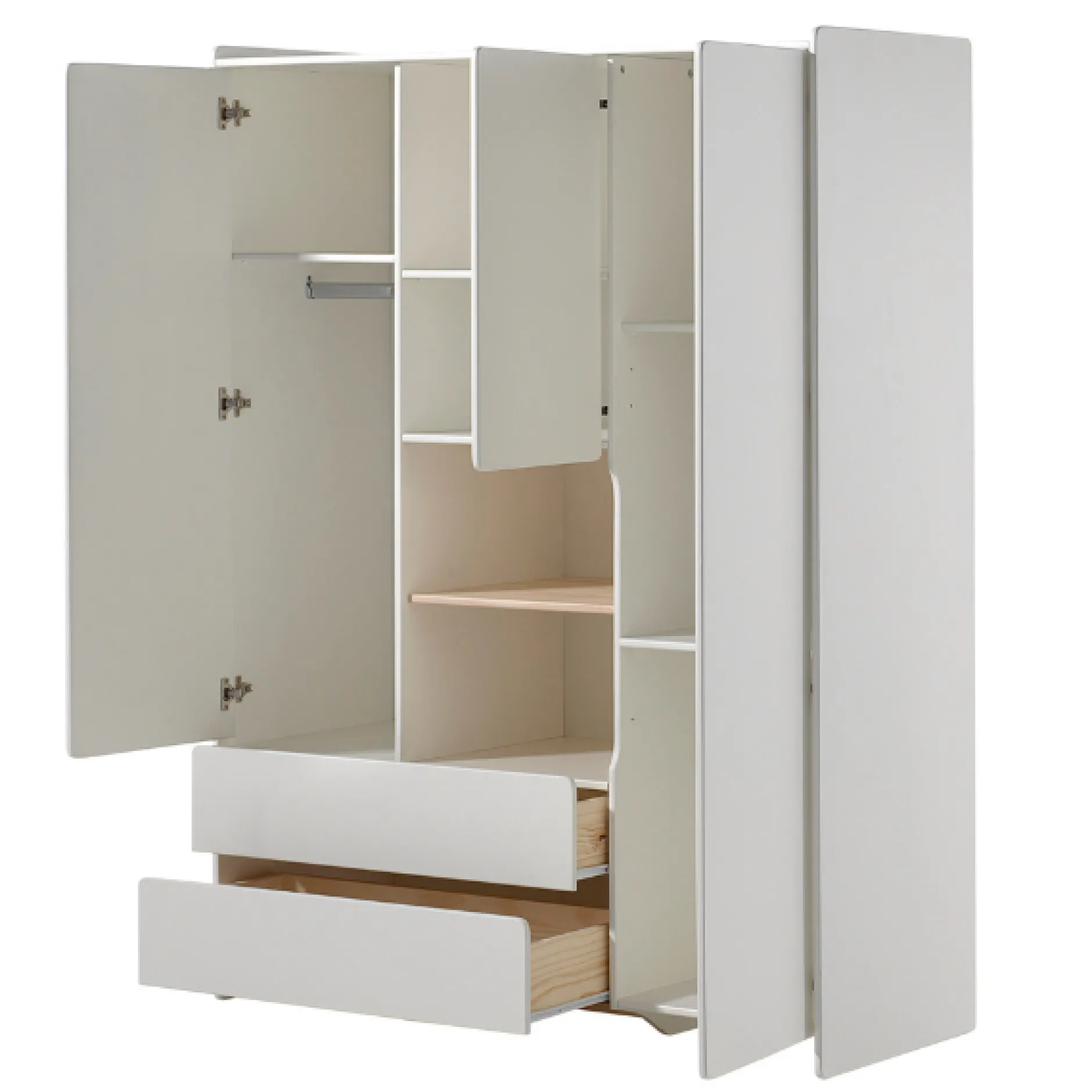 Babyzimmer Kombination 4 Kiddy-weiß