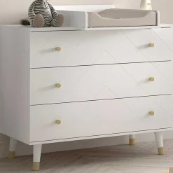 Babyzimmer-Set Billy - Kommode & Färberregal - MDF/weiß