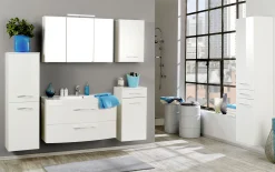 Badezimmerschrank Florent 40cm 1 Tür und 1 Schublade - weiß