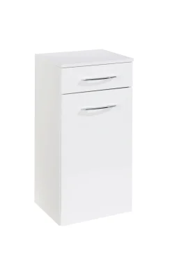 Badezimmerschrank Florent 40cm 1 Tür und 1 Schublade - weiß