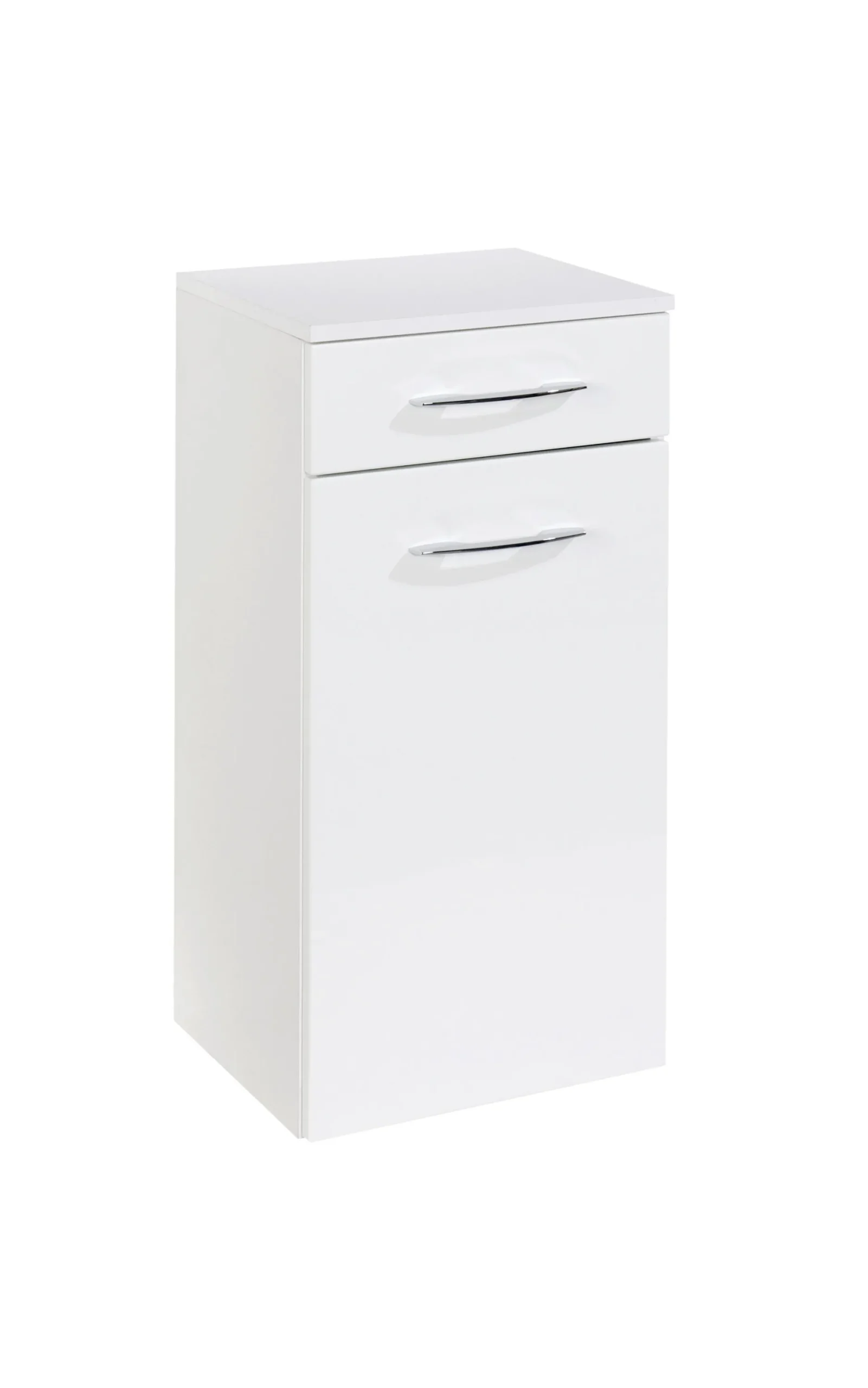 Badezimmerschrank Florent 40cm 1 Tür und 1 Schublade - weiß