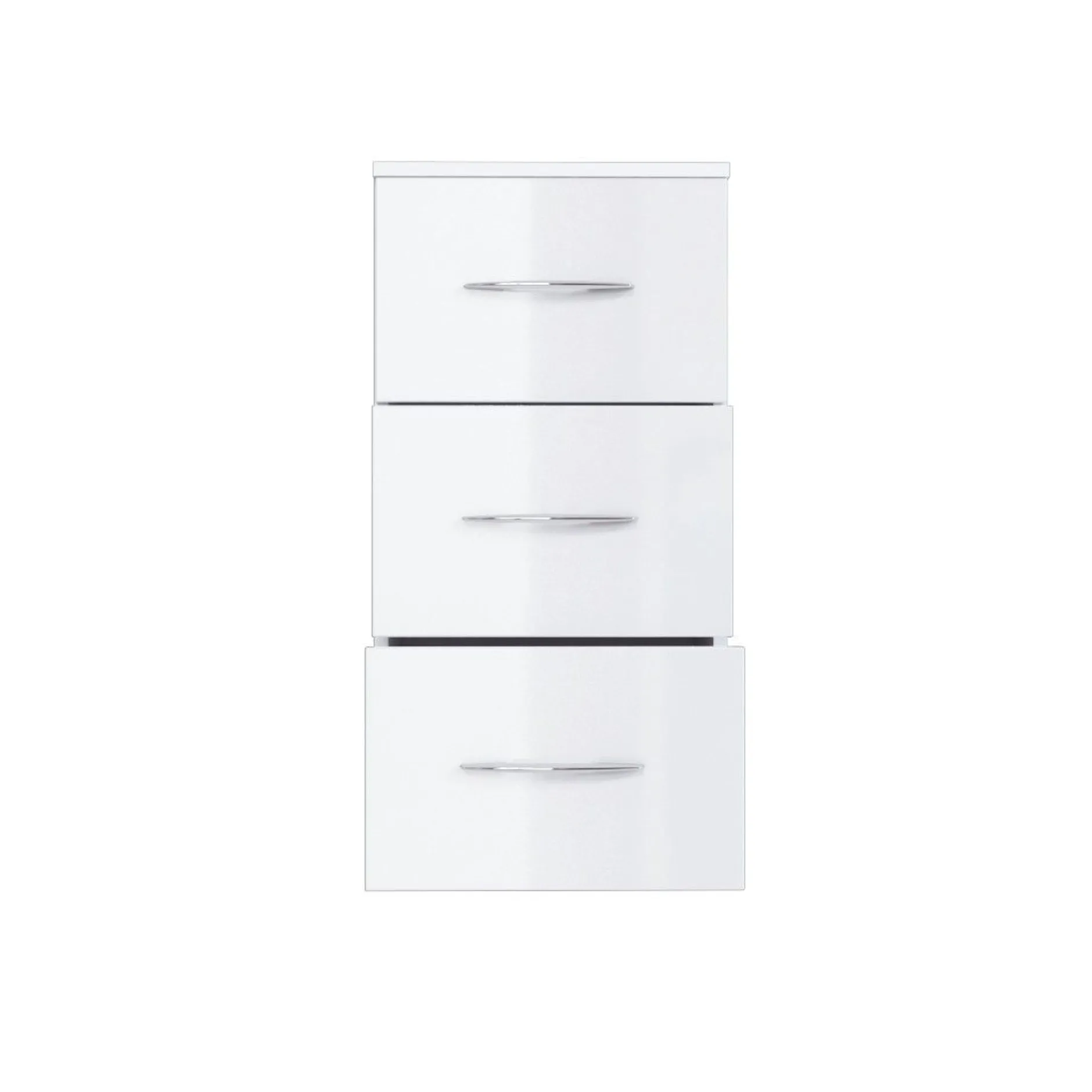 Badezimmerschrank Florent 40cm 3 Schubladen - weiß