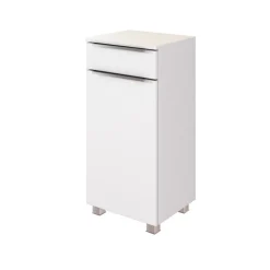 Badezimmerschrank Hansen 40cm 1 Tür und 1 Schublade - weiß