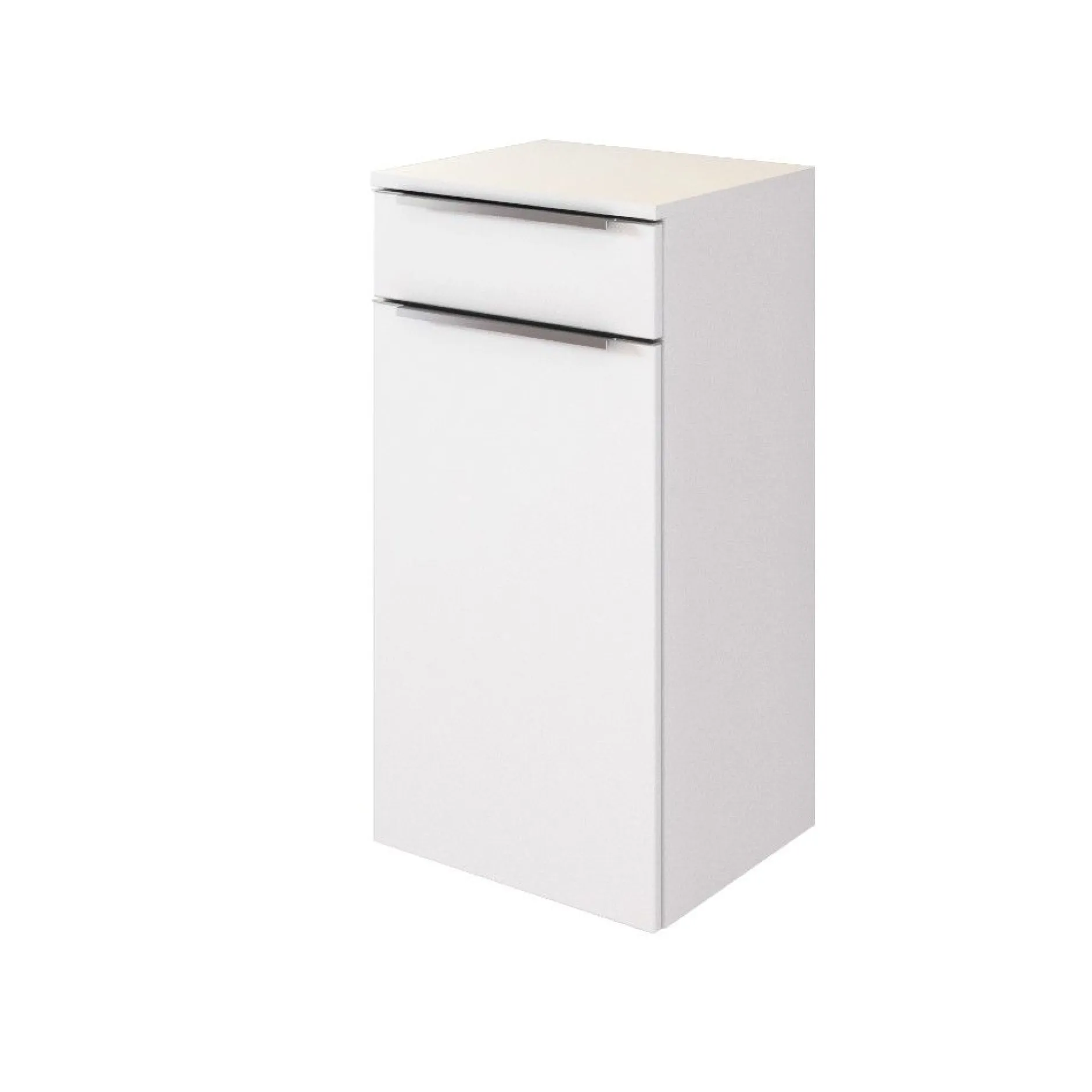 Badezimmerschrank Hansen 40cm 1 Tür und 1 Schublade - weiß