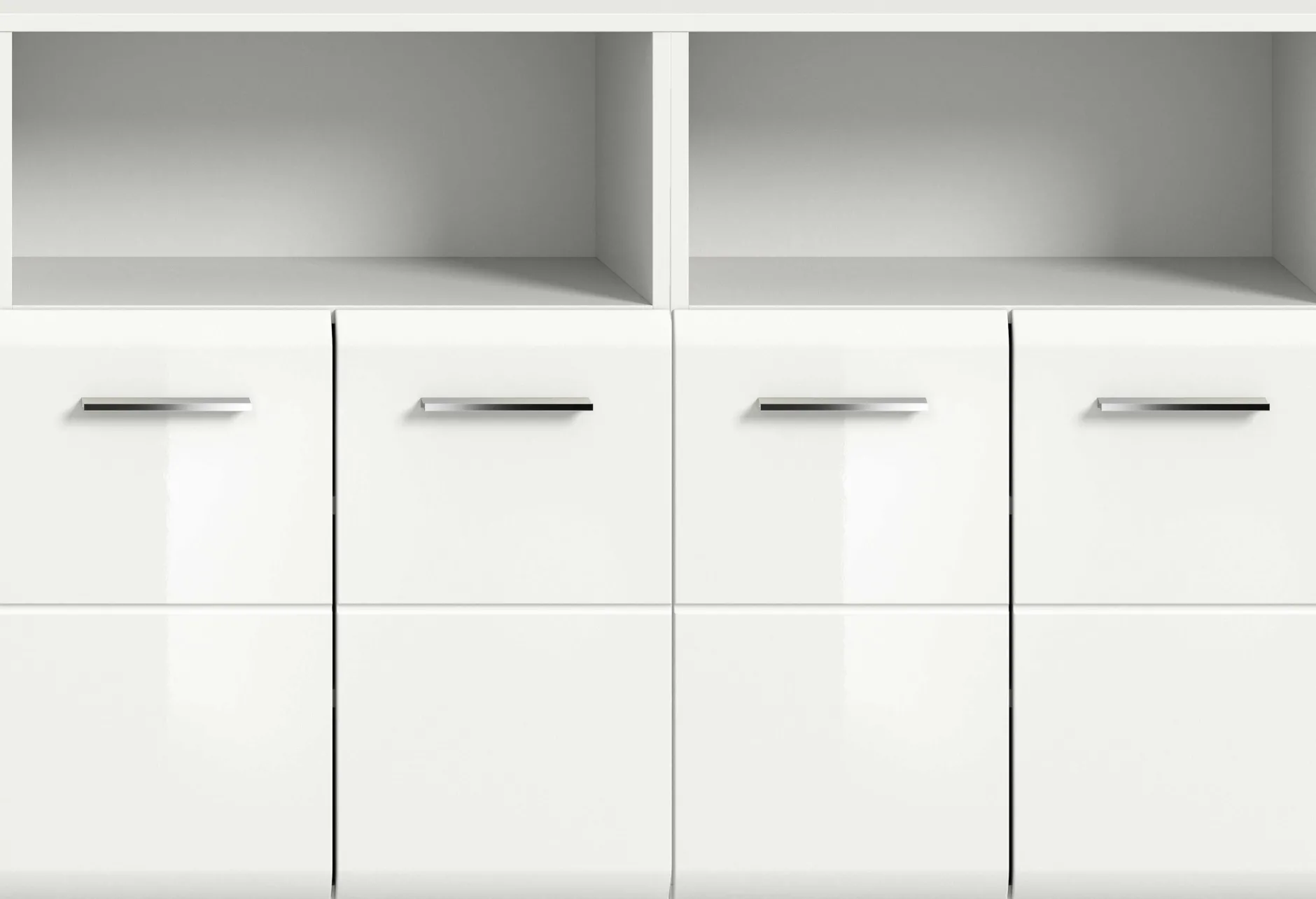 Badezimmerschrank Ice Xonox - Weiß Hochglanz - 120x82x30 cm