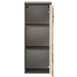 Badezimmerschrank Karan 37cm 1 Tür - Eiche/anthrazit