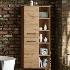 Badezimmerschrank Malvo 55cm 2 Türen - Eiche