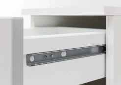 Badezimmerschrank Pares 30cm 1 Tür und 1 Schublade - Eiche weiß/wotan