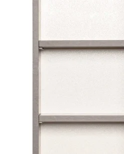 Badezimmerschrank Pares 30cm 1 Tür und 1 Schublade - Graphit/Eiche Rotbraun