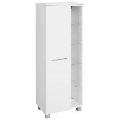 Badezimmerschrank Portofino | 45 x 35 x 122 cm | Weiß