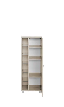 Badezimmerschrank Portofino | 45 x 35 x 122 cm | Beech Oak Design
