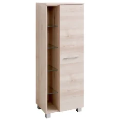 Badezimmerschrank Portofino | 45 x 35 x 122 cm | Beech Oak Design