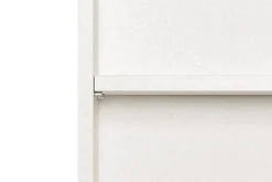 Badezimmerschrank Small 50cm 1 Schublade und 2 Türen - hochglanz-grau