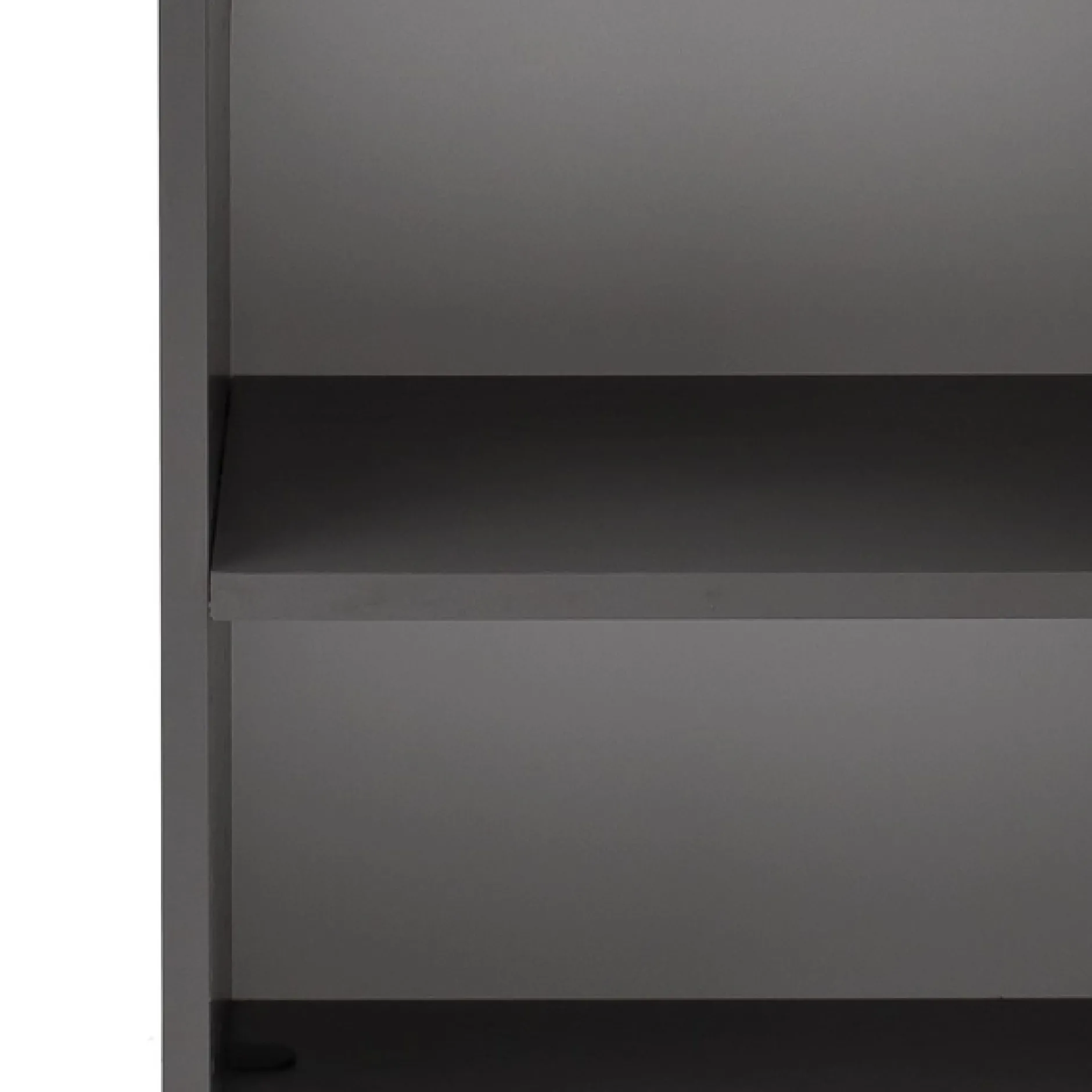 Badezimmerschrank Vikas 1 Tür und 1 Schublade - anthrazit