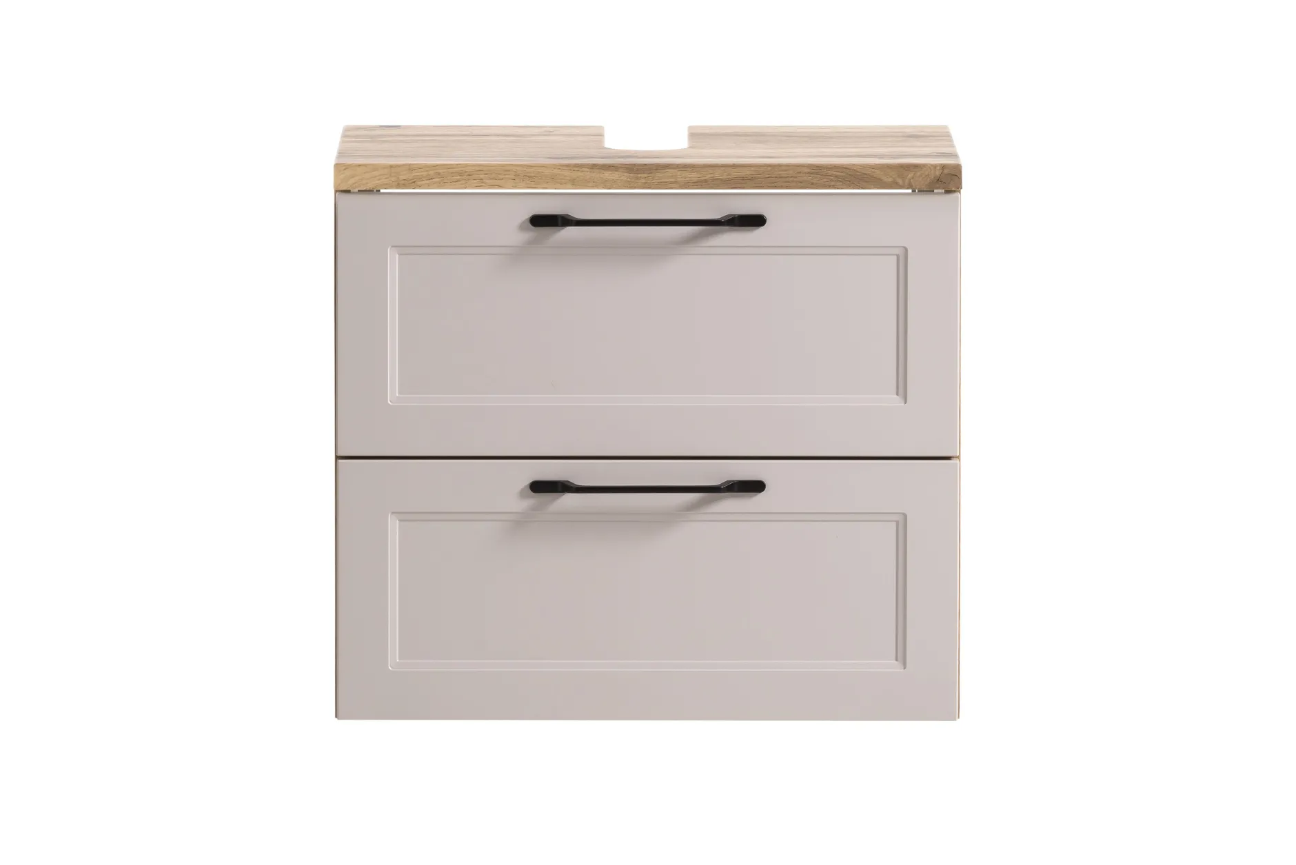 Badezimmerset Meran | Waschtischschrank, Spiegelschrank mit Beleuchtung | Farbe Kaschmir