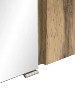 Badezimmerset Varese | Waschbecken- und Spiegelschrank | Wotan Eiche / Betondesign