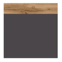 Badezimmerset Villach | Waschtischschrank und Spiegelschrank mit Beleuchtung | Graphitgrau