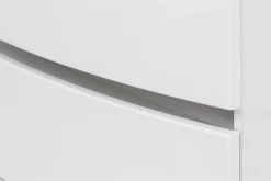 Badkombination Kornel 3 mit weißem Waschbecken - weiß