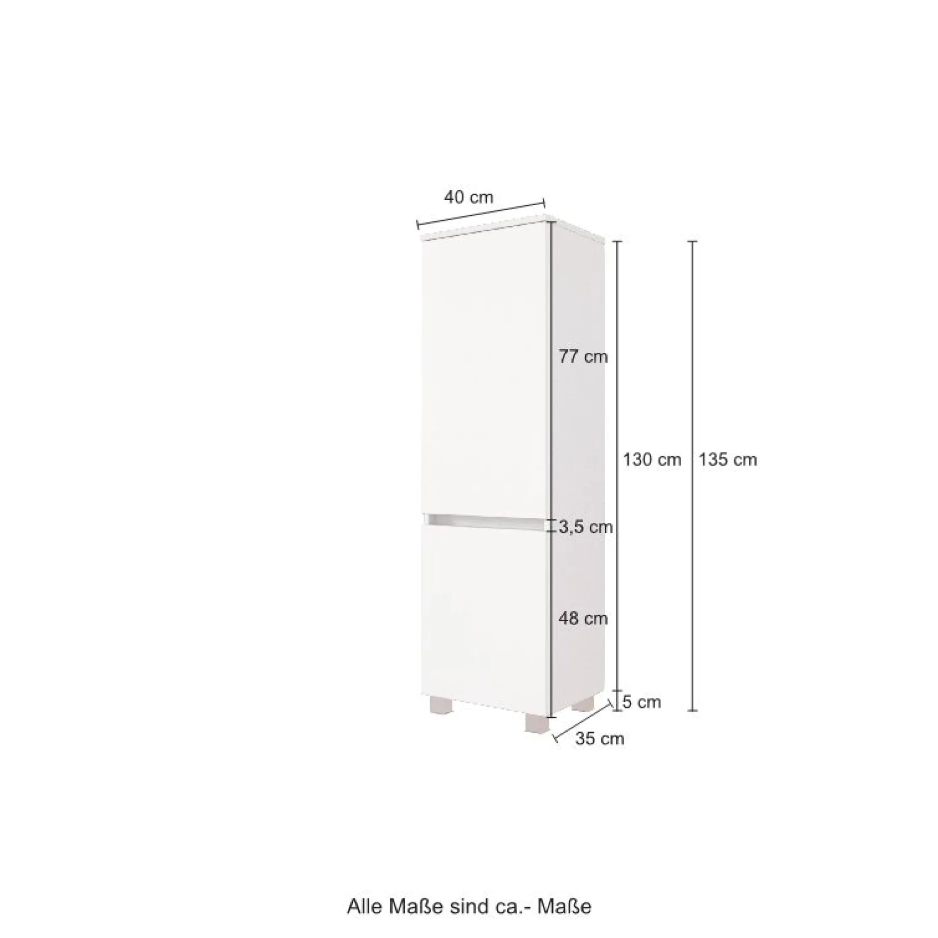 Badkombination Kornel 11 5-teilig mit weißem Waschbecken - graphitgrau