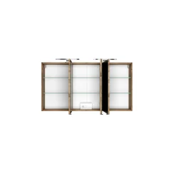 Badkombination Luna 2-teilig 120cm - Eiche/Weiß