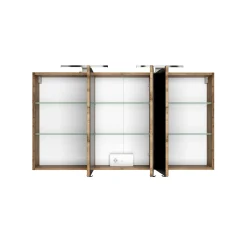 Badkombination Luna 2-teilig 120cm - Eiche/grau