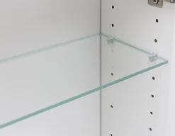Badkombination Pisca 1 Waschtisch und Spiegelschrank - weiß