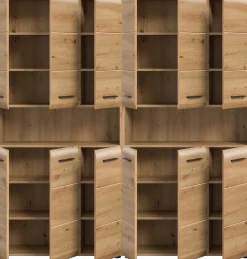 Badmöbelkombination Ice Xonox – Artisan Oak – 180x185x30 cm
