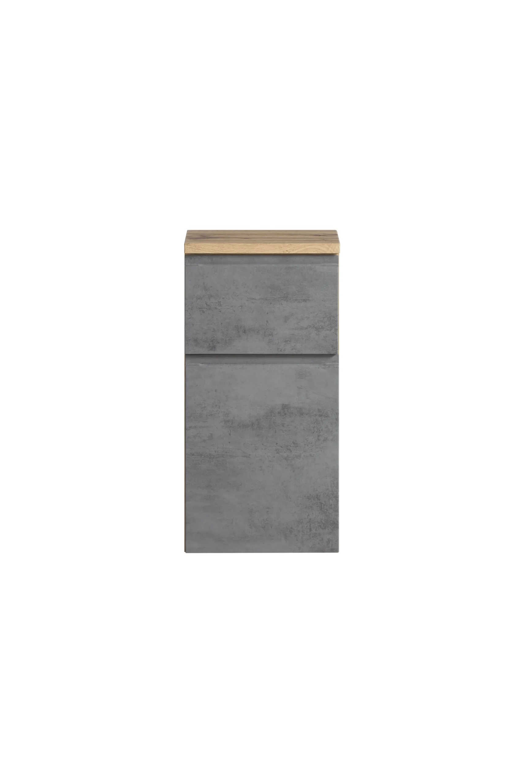 Bad-Sideboard Varese | 40 x 35 x 64 cm | Betonfarbenes Design