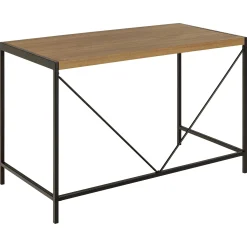 Bahamas Schreibtisch - 120x60x75 cm - Eiche Dekor/schwarz