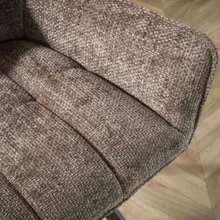 Barhocker Aster - 56x52x95cm - drehbar - taupe