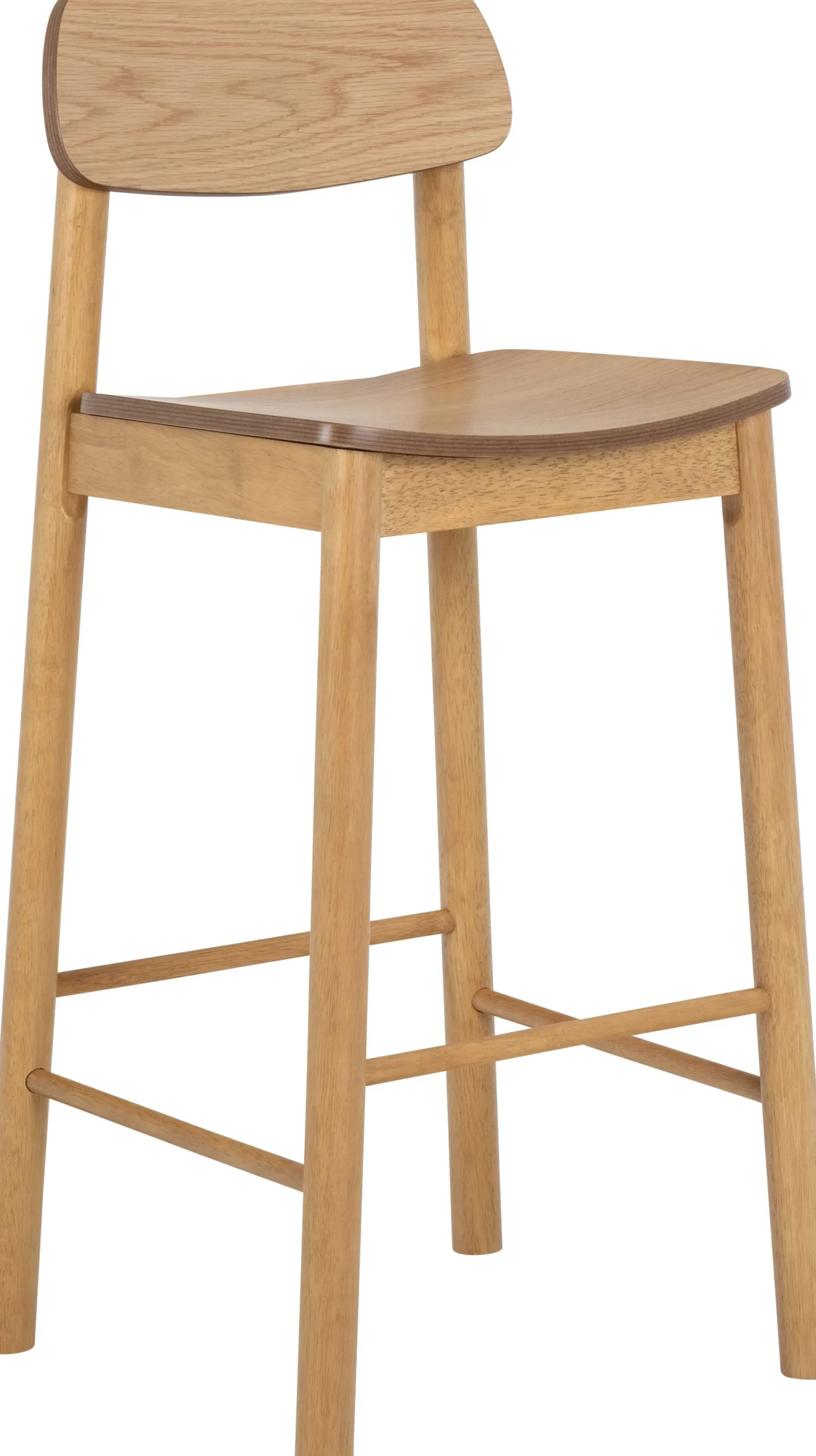 Barhocker Barlow - 43x46x105cm - Eiche furniert