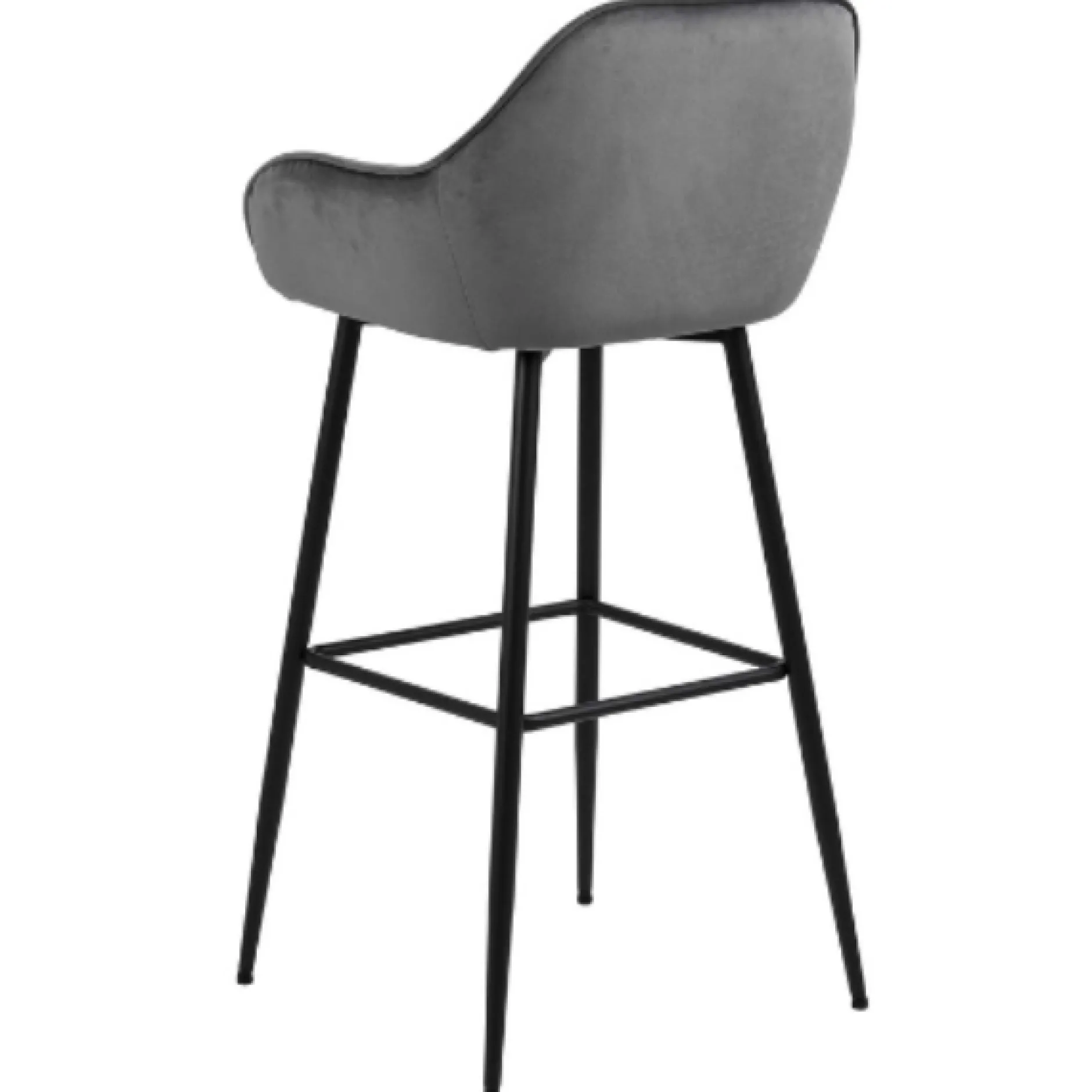 Barhocker Bridget - grau/schwarz