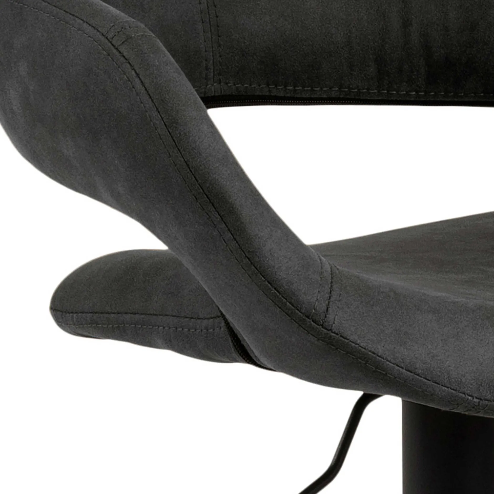 Barhocker Dusty - anthrazit/schwarz