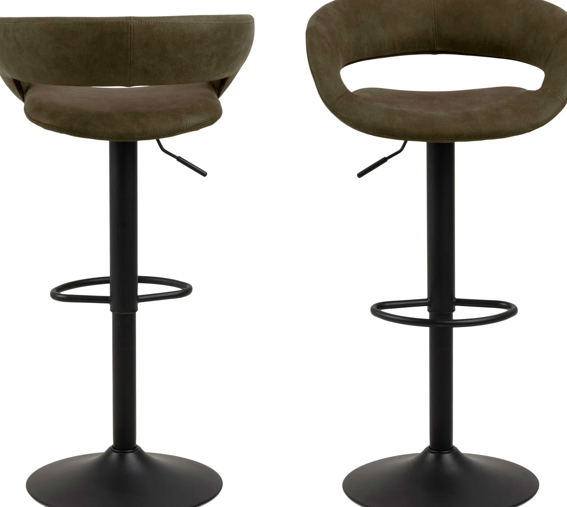 Barhocker Dusty - olivgrün/schwarz