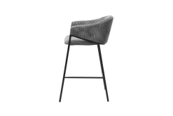 Barhocker Iggy | 54 x 59 x 90 cm | Grau