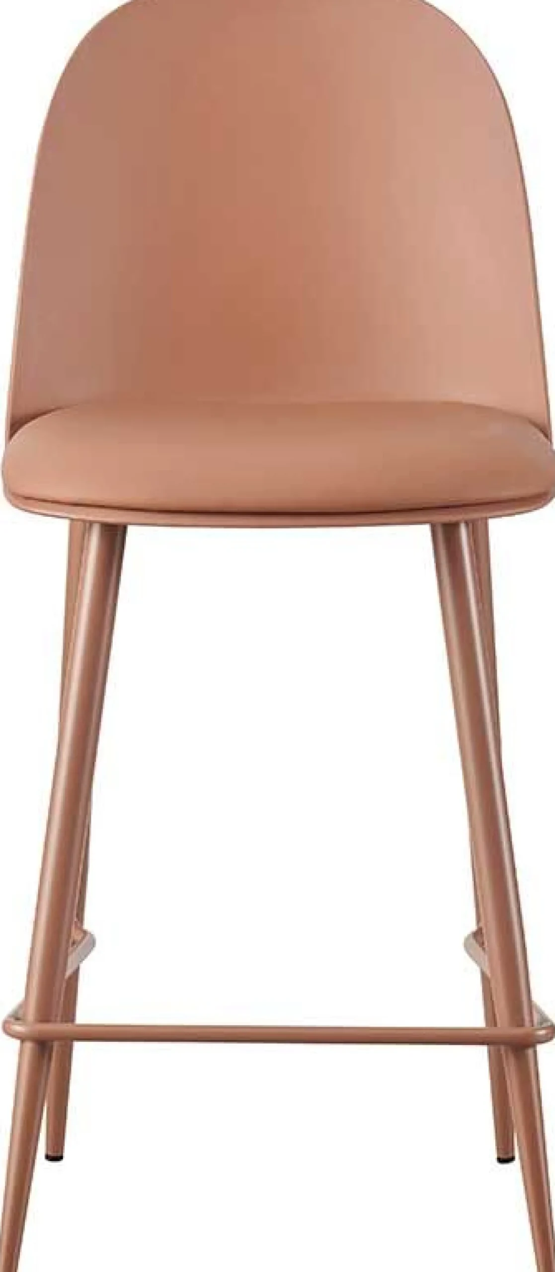 Barhocker Jasmin - 44x51x100cm - mit Kissen - terracotta