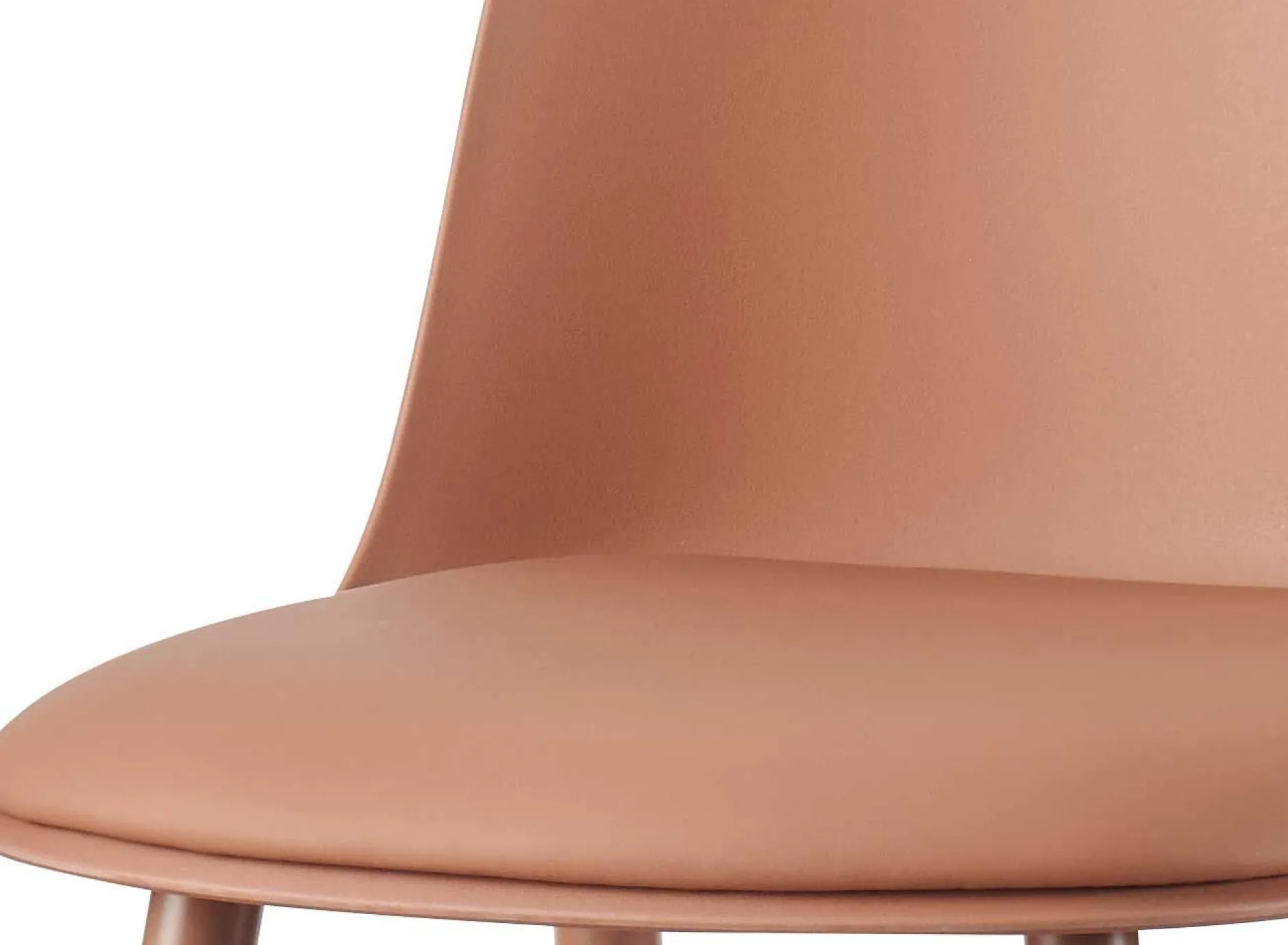 Barhocker Jasmin - 44x51x100cm - mit Kissen - terracotta