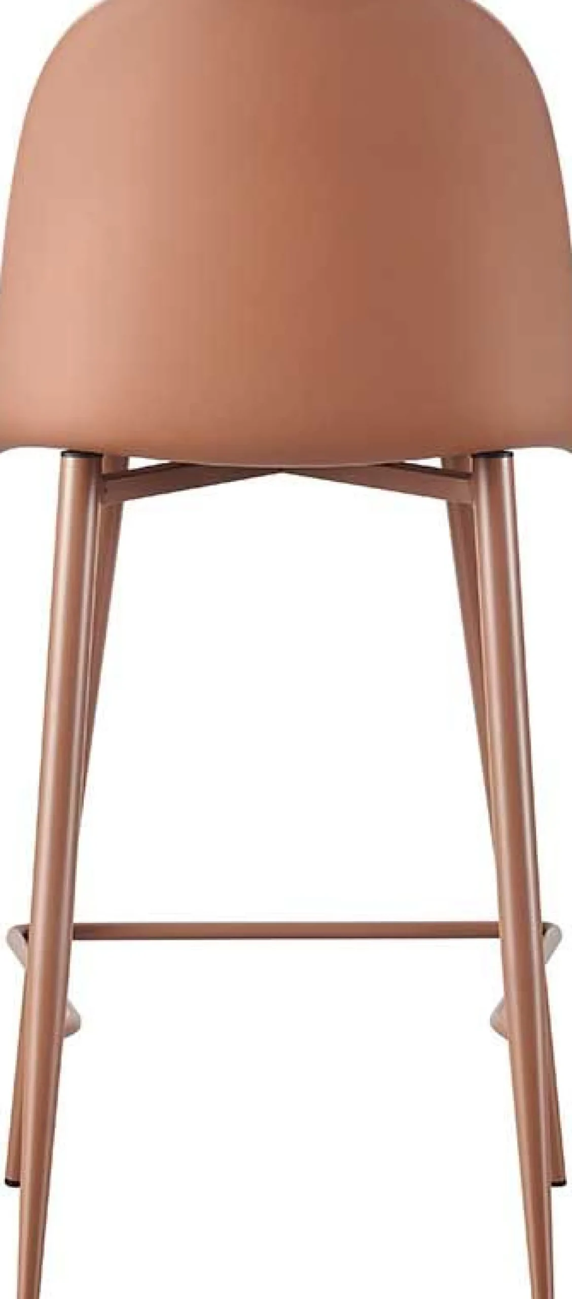 Barhocker Jasmin - 44x51x100cm - mit Kissen - terracotta