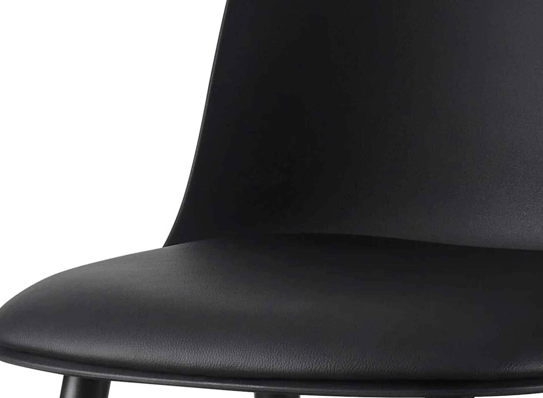 Barhocker Jasmin - 44x51x100cm - mit Kissen - schwarz