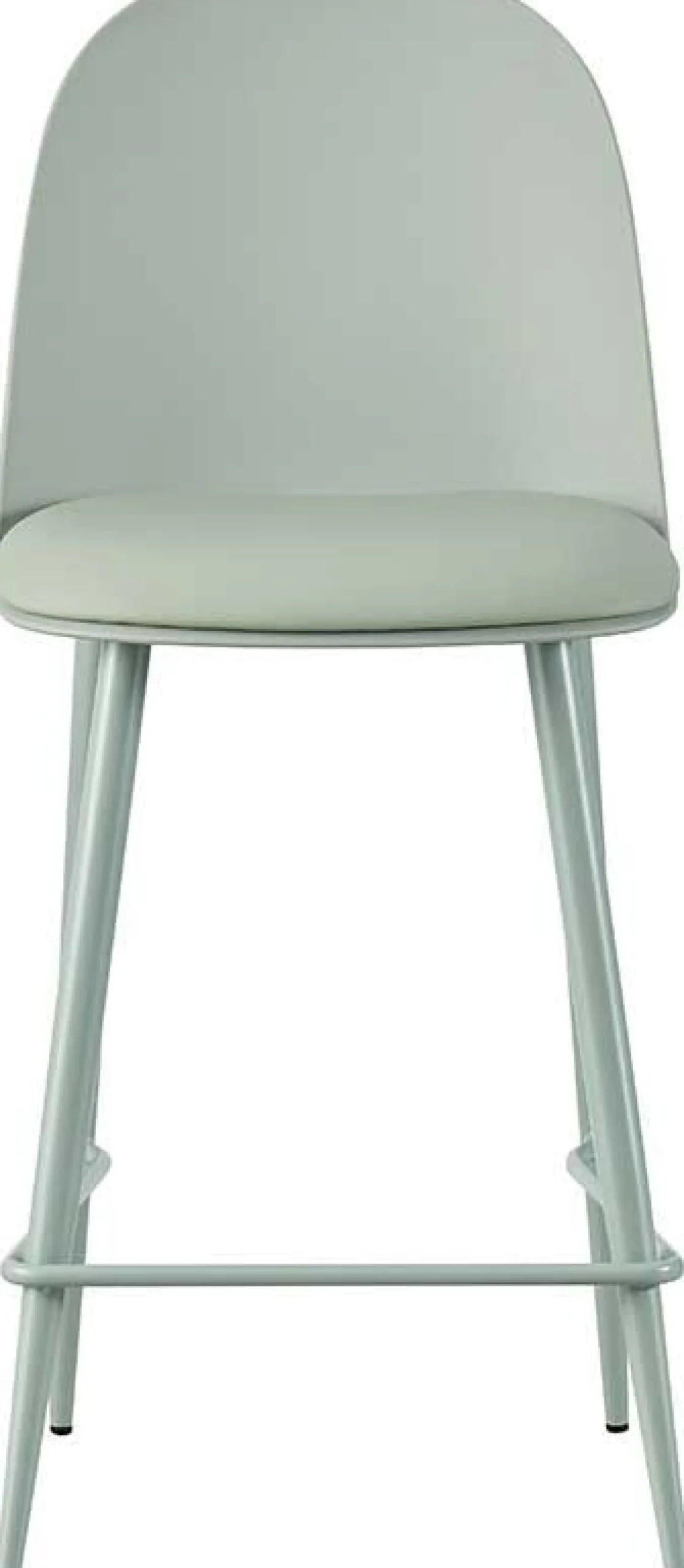Barhocker Jasmin - 44x51x100cm - mit Kissen - grau-grün