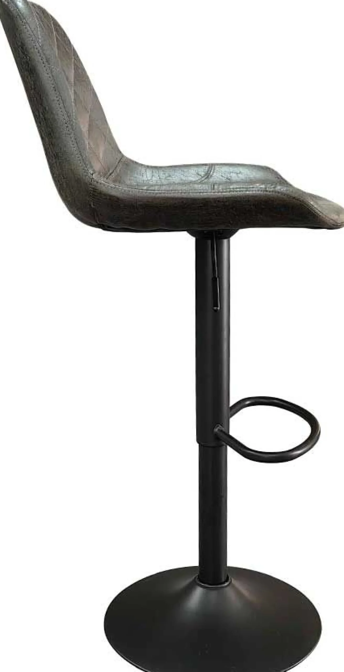 Barhocker mit Karomuster Madeira dunkelbraun