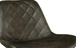 Barhocker mit Karomuster Madeira dunkelbraun