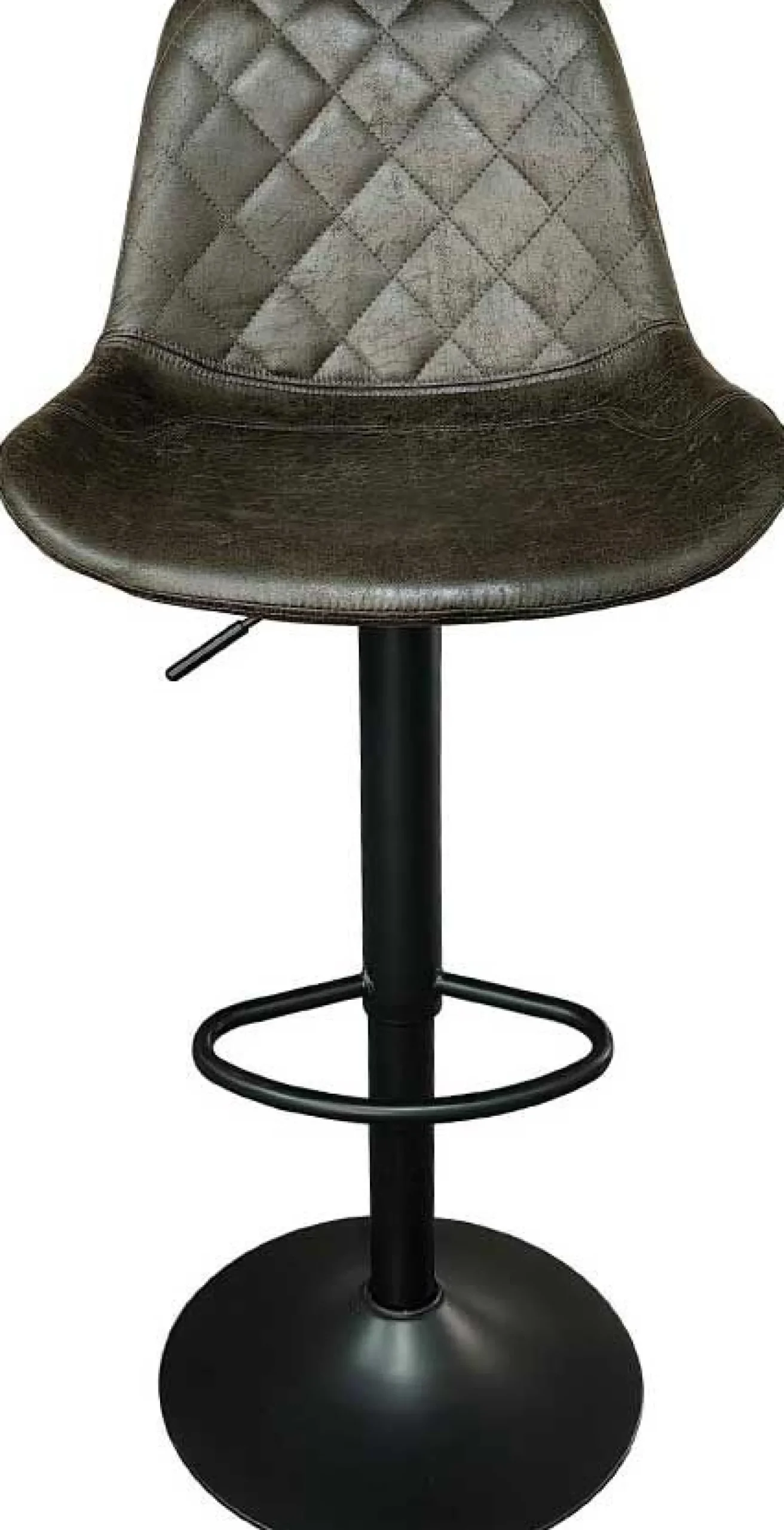 Barhocker mit Karomuster Madeira dunkelbraun