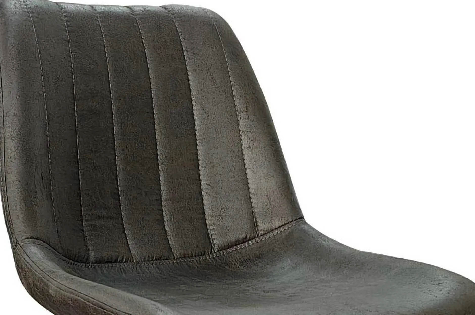 Barhocker mit Streifenmuster Madeira dunkelbraun