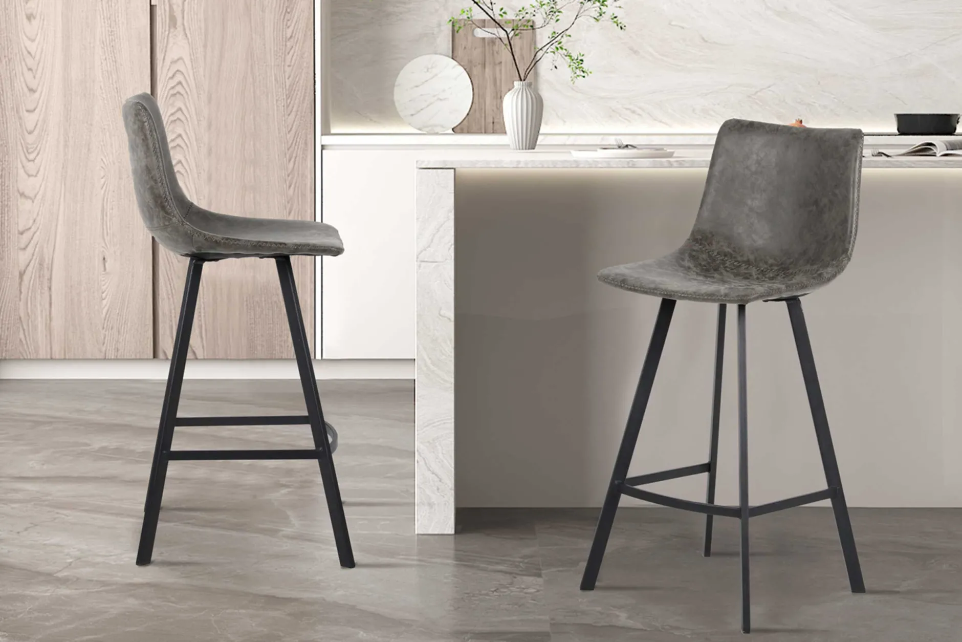 Barhocker Ozan 68cm - grau
